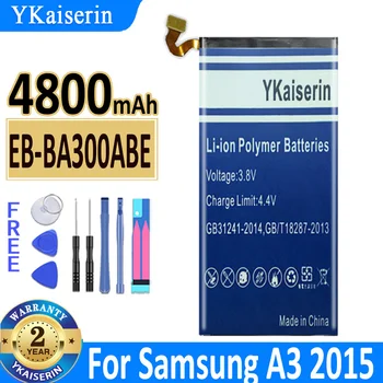 Сменный аккумулятор EB-BA300ABE емкостью 4800 мАч для Samsung Galaxy A3 2015 версии A300 A3000 литий-ионный литий-полимерный аккумулятор