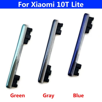 2 шт./лот, НОВИНКА для Xiaomi Mi 10/Mi 10 Pro Mi 10T Lite Redmi Note 10 Pro 10 5G Замена боковых клавиш Питания и кнопок регулировки громкости