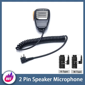 2-Контактный Портативный Динамик Микрофон для Портативной Рации Motorola GP300 GP2000 GP88 GP88S GP68 CP040 CP200 P450 CP150 Проводная Гарнитура