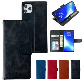 Кожаный чехол для LG Q6 Q6 Plus, бумажник, откидная крышка, винтажный держатель для карт на магните, чехол для телефона
