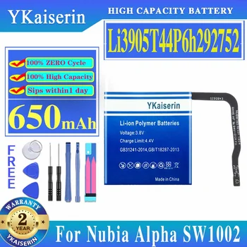 YKaiserin Li3905T44P6h292752 Сменный Аккумулятор для часов Nubia Alpha SW1002 650 мАч