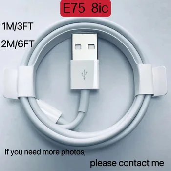 50 шт./лот Подлинный Оригинальный 8ic E75 Чип Синхронизации Данных USB Кабель Зарядного устройства для Foxconn 1 м/3 фута 2 м/6 футов кабель для зарядки телефона