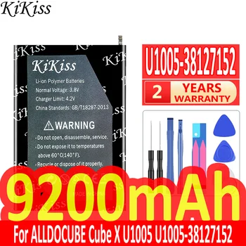9200 мАч KiKiss Мощный Аккумулятор U100538127152 Для ALLDOCUBE Cube U1005-38127152 3977C8 X U1005 Ноутбук Bateria