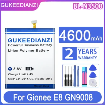Сменный аккумулятор GUKEEDIANZI BL-N3500 BLN3500 4600mAh для Gionee E8 GN9008 Batteria