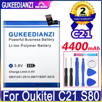 Аккумулятор GUKEEDIANZI 4400 мАч для Oukitel C21 S80 Big Power Bateria