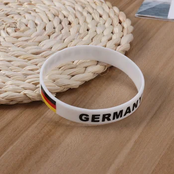 6шт Германия Силиконовые браслеты Модный Спортивный браслет на 2022 год Силиконовый браслет Резиновый браслет Вечеринка чемпионов 2021 года