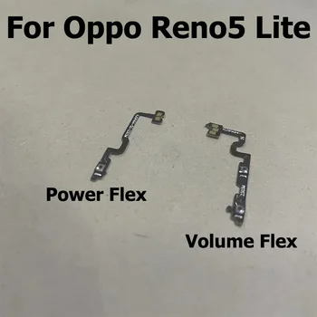 Оригинал для Oppo Reno5 Reno 5 Lite Включение выключение питания клавиша регулировки громкости Кнопка гибкого кабеля Запасные части