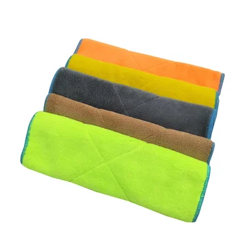 5 ШТ. двухсторонних полотенец для чистки автомобиля, салфетка для полировки автомобиля воском кораллового цвета (25 * 25 см) для деталей автомобиля