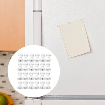 30шт нажимных магнитов Прозрачная доска для сухого стирания Доска Кнопки Офисные Магниты для Карт Холодильник Школьный класс