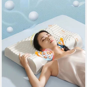 Ортопедическая подушка из пены с эффектом памяти с медленным отскоком, мягкие спальные подушки с эффектом памяти в форме бабочки, расслабляющие шейку матки для взрослых