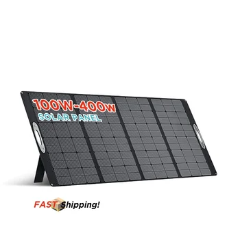Портативная солнечная панель мощностью 200 Вт, складное монокристаллическое солнечное зарядное устройство Sunpower мощностью 100 Вт для солнечной системы Camping RV