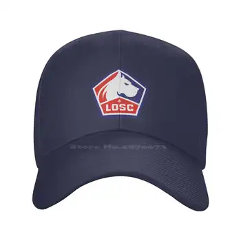 Лилль Олимпик логотип Модная качественная Джинсовая кепка Вязаная шапка Бейсболка