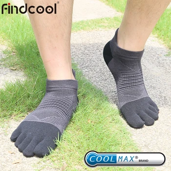 Носки Findcool Toe, 2 Пары Мужских Женских Спортивных Носков Coolmax Для Бега С Пятью Пальцами, Удобные Дышащие Легкие