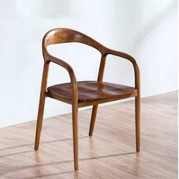 Скандинавские Стулья Столовая Офисный Деревянный Минималистичный Дизайнерский письменный стол, кресло для отдыха, Мебель для кухни El Hogar