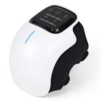 умный электрический массажер для коленного сустава при артрите для кровообращения с контролем времени нагрева коленного сустава с сенсорным ЖК-дисплеем
