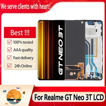 Оригинал для Realme GT Neo 3T RMX3372 RMX3371 ЖК-дисплей С Сенсорным Экраном Digitizer Замена 6,62 
