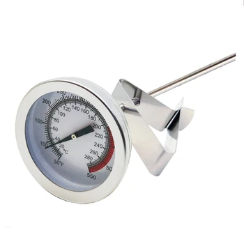 Термометр для жарки с циферблатом мгновенного считывания, термометр для приготовления пищи на ножке из нержавеющей стали, лучше всего подходит для индейки R7UA