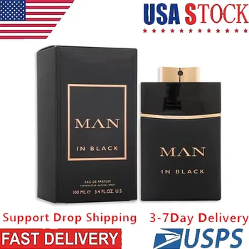 Лидер продаж, Мужские Духи Pour Homme, Man In Black, Оригинальный Одеколон для Мужчин, Стойкие Ароматы для мужчин