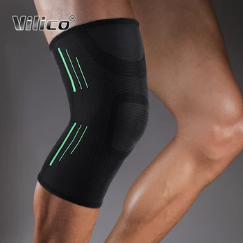 Баскетбольный наколенник Vilico Спортивный дышащий эластичный бандаж для поддержки колена для ног, наколенники на рукавах, наколенники для мужчин и женщин