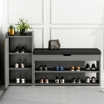 Шкаф-органайзер для обуви, шкафы для гостиной, скамейка для хранения, банкетка, мебель для комнаты Schoenenrek