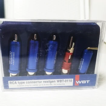 4X WBT-0110 Ag Nextgen HiFi Аудио Разъем RCA для подключения коаксиального кабеля