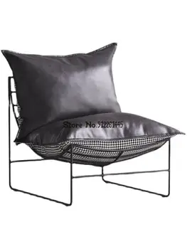 Дизайнерский одноместный диван-кресло Nordic light, роскошный минималистичный стул для отдыха в стиле ретро-индустриальный стиль, Ленивый балкон