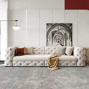 Nordic Puffs Модульный диван для гостиной Lazy Lounge Итальянский Угловой диван Nordic Designer Mobili Per La Casa Salon Furniture DWH