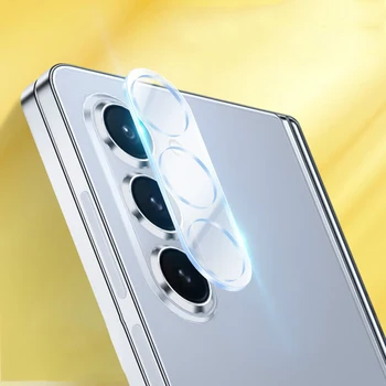 Для Samsung Galaxy Z Fold5 Fold 5 3D Объектив Камеры Протектор Экрана Задняя Защитная Пленка Закаленное Стекло Полная Крышка Задняя Крышка