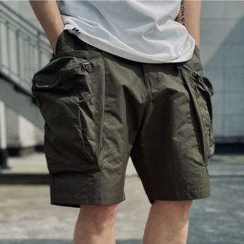 Новые летние шорты 2023 года Y2K в стиле ретро, мужские повседневные шорты уличного дизайнера с большим карманом