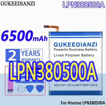Аккумулятор GUKEEDIANZI Высокой Емкости 6500 мАч Для Мобильного Телефона Hisense LPN380500A Batteria