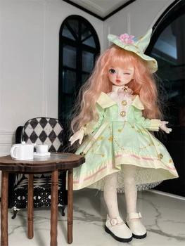 Одежда для куклы BJD 1/6 размера, милое платье принцессы, повседневная универсальная одежда для куклы BJD, 1/6 комплекта аксессуаров для куклы (4 балла)