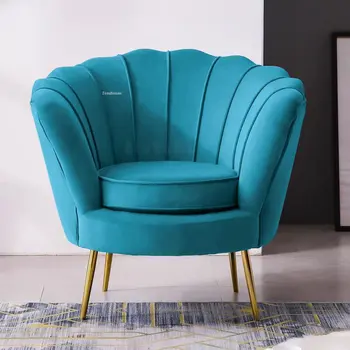Современная гостиная Односпальный диван Кресла Фланелевое Кресло для отдыха Комплект диванов Легкая Роскошная Мебель для гостиной Бытовой шезлонг