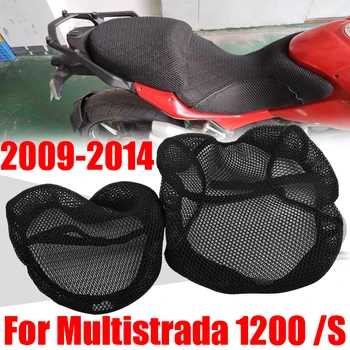 Для Ducati Multistrada 1200 S 1200S Multi MTS 1200 MTS1200 Аксессуары Сетчатый дышащий чехол для сиденья Протектор чехла для подушки сиденья