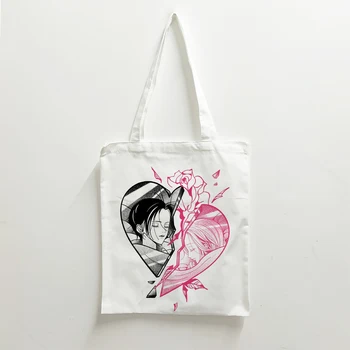 Сумки-тоут Shopper Nana Printing Kawaii Bag Harajuku Женская сумка для покупок Холщовая сумка Для девочек Сумка-тоут через плечо Женская сумка