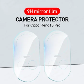 Для Oppo Reno10 Pro Case 2шт Защитное Стекло заднего Объектива Appo Reno 10 Pro + Reno10Pro Plus 10Pro 5G Защитная Крышка камеры Fundas