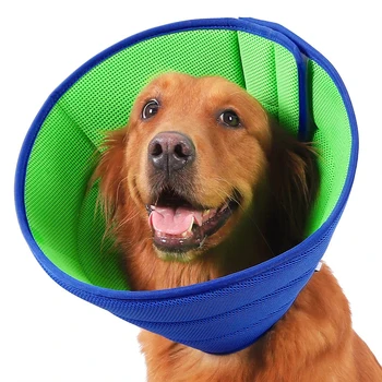 Ошейник для собак Elizabethan Recovery Предотвращает зализывание поврежденного участка для защиты вашего питомца от травм