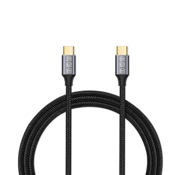 USB 3.1-Type C 10 ГБ 100 Вт Высокоскоростной кабель для передачи данных для телефона Аудио-видео HD-проекции Type-C 0,5 М