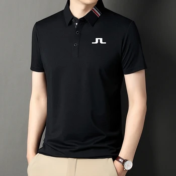 Высококачественная брендовая дизайнерская роскошная летняя рубашка поло для гольфа, Простой Дизайн, Повседневные моды с коротким рукавом, Мужская одежда 2023