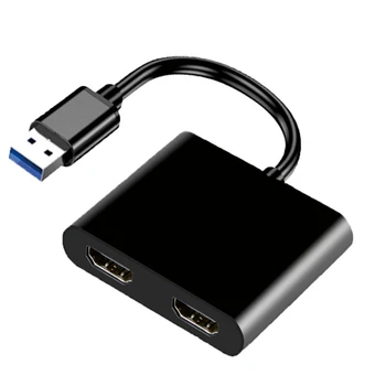 USB-совместимый конвертер 1920X1080P @ 60Hz USB3.0 в Dual -совместимый с одним-двумя адаптерами для экранного дисплея.