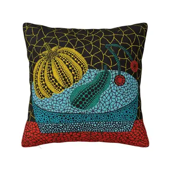 Роскошный Чехол для диванной подушки в стиле абстрактного искусства Yayoi Kusama из полиэстера Home Decor