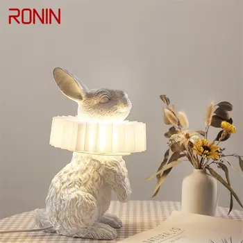 Современная настольная лампа RONIN Creative LED Rabbit Настольная лампа Декоративная для дома Гостиной Спальни