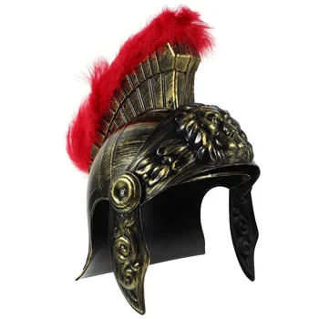 Шляпа Самурая, костюм Воина, Гладиаторские Шляпы, мужские Головные Уборы, Пластиковые Шапочки для косплея в римском стиле для взрослых