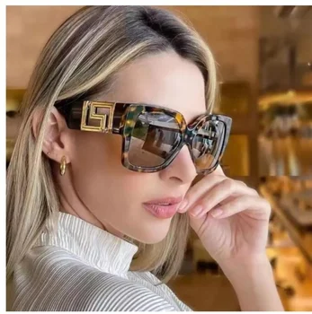 НОВАЯ мода Классический стиль Градиентные солнцезащитные очки Крутые женские Винтажные квадратные Солнцезащитные очки