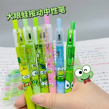 2023 Новая Мультяшная Ручка-Роллер Sanrio Keropp Cute Student Hot Selling Pen 0,5 мм Черная Ручка Для Подписи Quick Dry Smooth Оптом