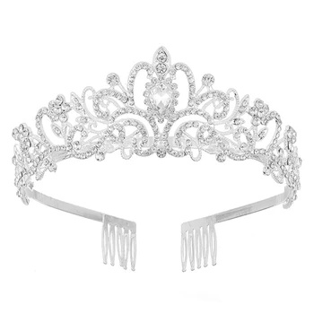 50шт женская тиара Vintage Queen Crown