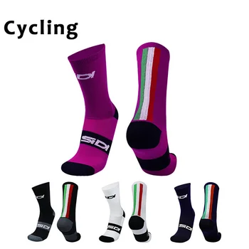 Дорожные Мужские Новые Велосипедные Носки Sports Professional ciclismo calcetines hombre Mtb Велосипедные Носки Мужские Женские