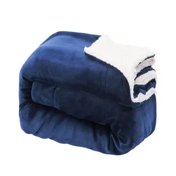 Пушистые одеяла, обратимые Шерп, Мягкое и толстое покрывало, толстое одеяло для дивана и кровати, Флисовое одеяло 51 X 63 дюйма