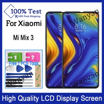 Оригинальный AMOLED для Xiaomi Mi Mix 3 M1810E5A ЖК-дисплей с сенсорным экраном, дигитайзер, запасные части