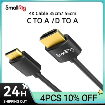 SmallRig Ультратонкий высокоскоростной 4K Mini HDMI-HDMI кабель C к A/D к A/35 см/55 см для Sony/Для Nikon/Для Canon