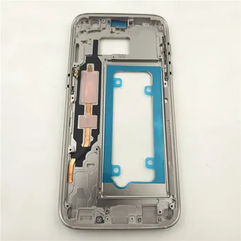 Для Samsung Galaxy S7 G930F S7 Edge G935F Корпус Средней Рамки ЖК-Опорная Пластина Безель Средней Рамки Лицевая панель Заменить